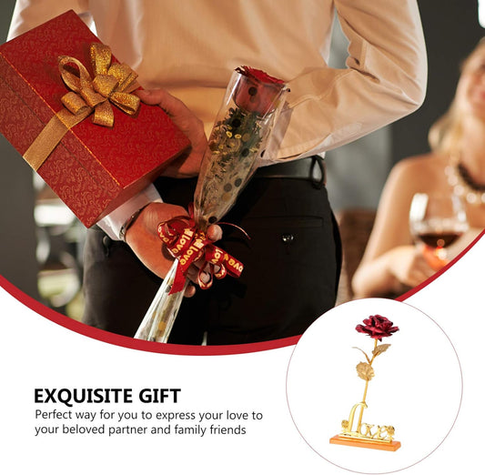 24k Gold Plated Rose (With Love Holder Box) Gift pack