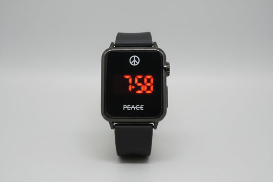 PEACE Minimalist LED Digital Watch