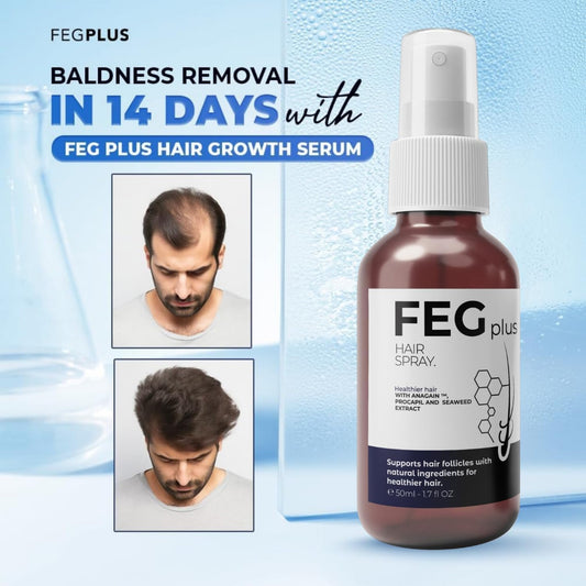 FEG Plus Hair Growth Spray Stimulate Follicles Reduce Hair Fall- 50ML