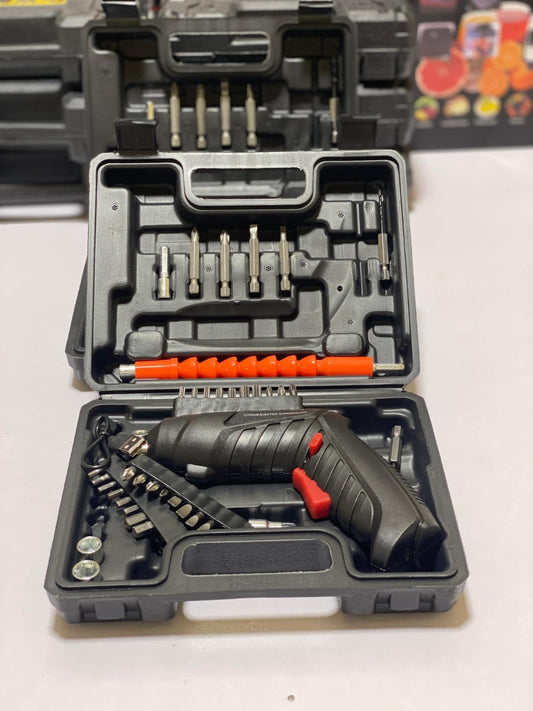 47-Piece Foldable Wireless Electric Screwdriver Kit