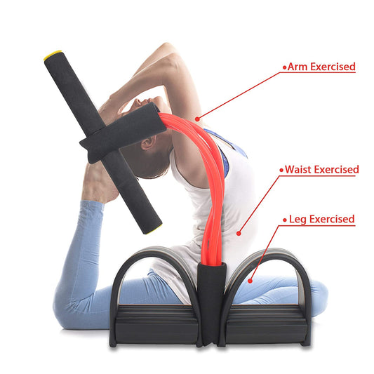 Foot Pedal Resistance Band Elastic Sit-Up