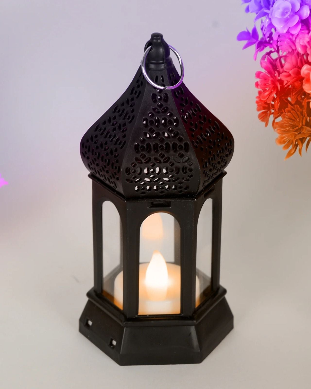 Antique Black candle lamp Creative Gift