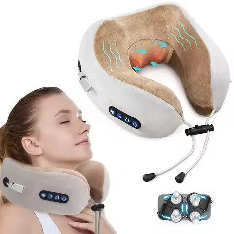Neck Massager U-Shaped Pillow Rechargeable