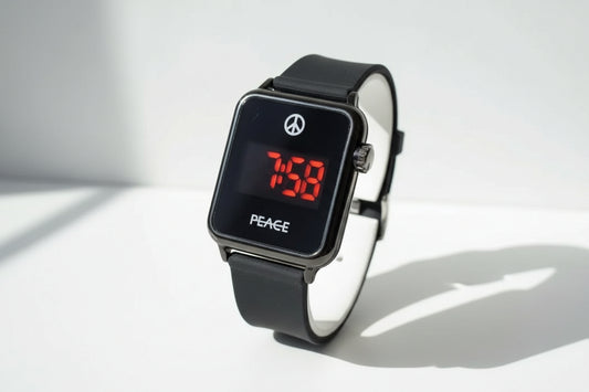 PEACE Minimalist LED Digital Watch